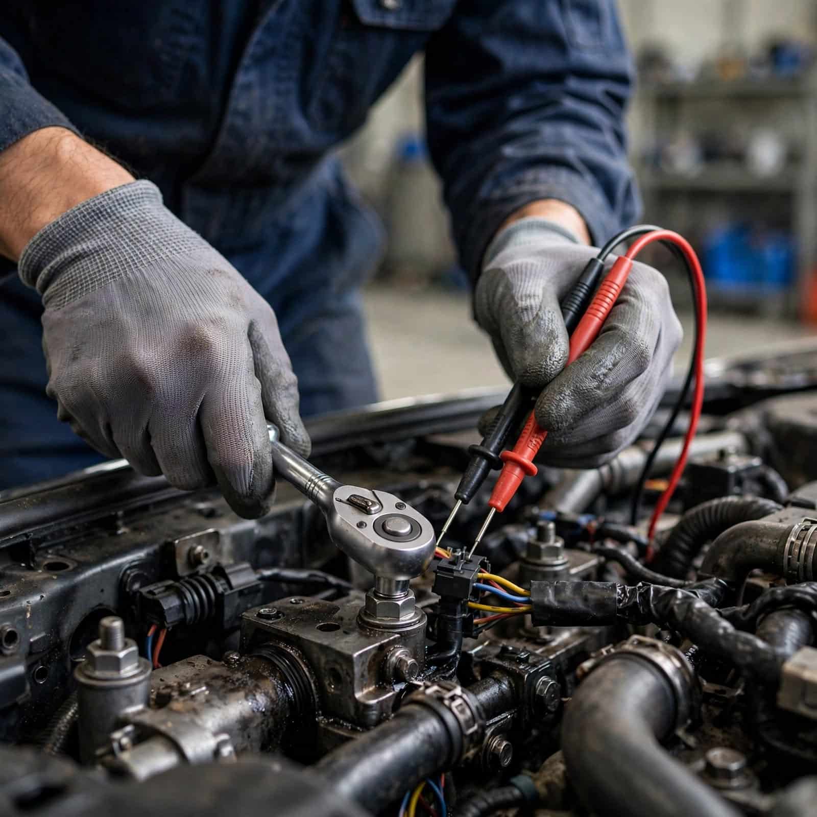 Autoline car repair workshop Japan